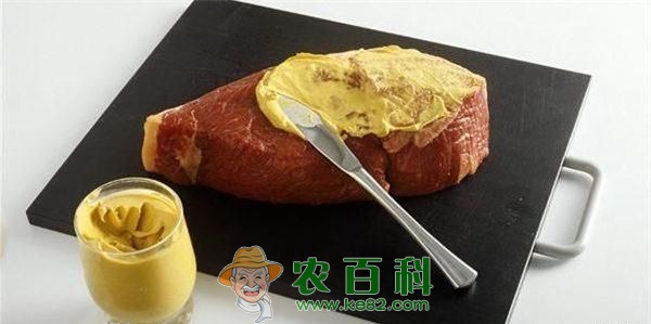 芥末 香煎芥末牛柳粒