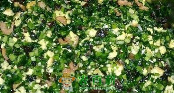 韭菜鸡蛋饺子馅的做法