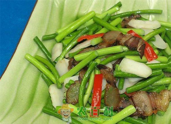 蒜苔的营养功效