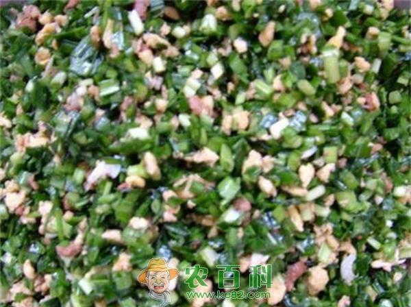 韭菜鸡蛋饺子馅的做法