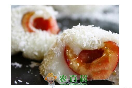 樱桃糯米糍的做法步骤