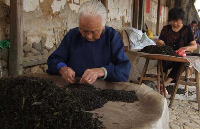 黑茶的工艺流程