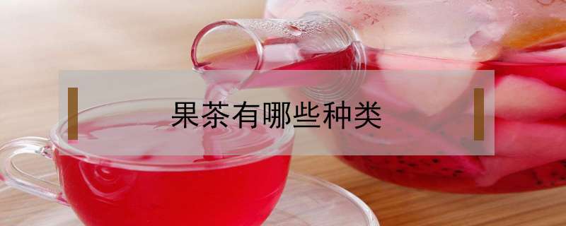 果茶有哪些种类